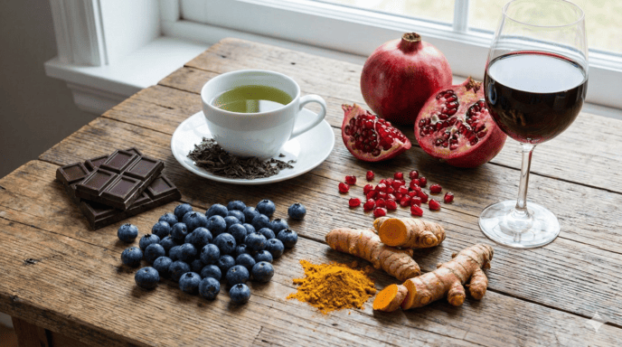 Противовоспалительные продукты: омега-3, ягоды, оливковое масло